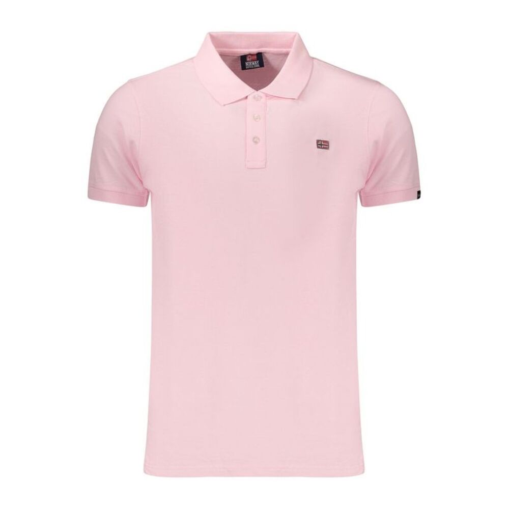 Norway 1963 Pink Cotton Men's Polo Men's Shirt